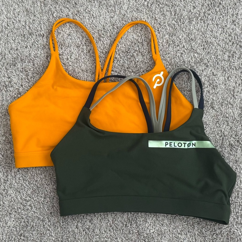 Peloton Apparel - BUNDLE - two cadent strappy sports bras - size XL